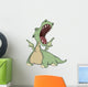 Little Green Dragon Cartoon Wall Decal