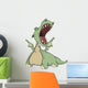 Little Green Dragon Cartoon Wall Decal