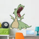 Little Green Dragon Cartoon Wall Decal