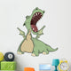Little Green Dragon Cartoon Wall Decal