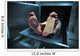 Feet on a morgue table with toe tag with dramatic lighting Wall Mural