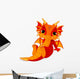 Cute baby dragon Wall Decal