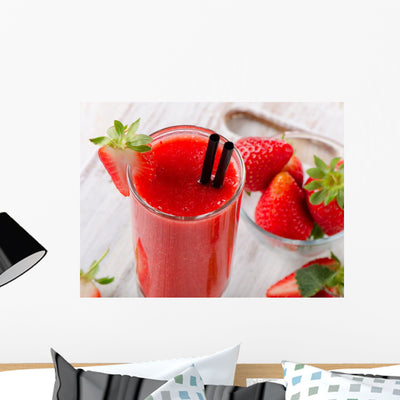 Berry Smoothie shown on a wall