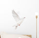 White Pigeon Illustration Wall Decal