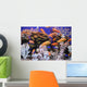Aquarium With Bright Small Fishes and Corals Wall Mural