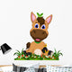 Cute Cartoon Horse Wall Decal