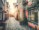 Historic Street Europe Sunset