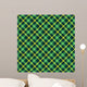 Seamless Green Plaid Pattern Wall Decal