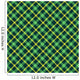 Seamless Green Plaid Pattern Wall Decal