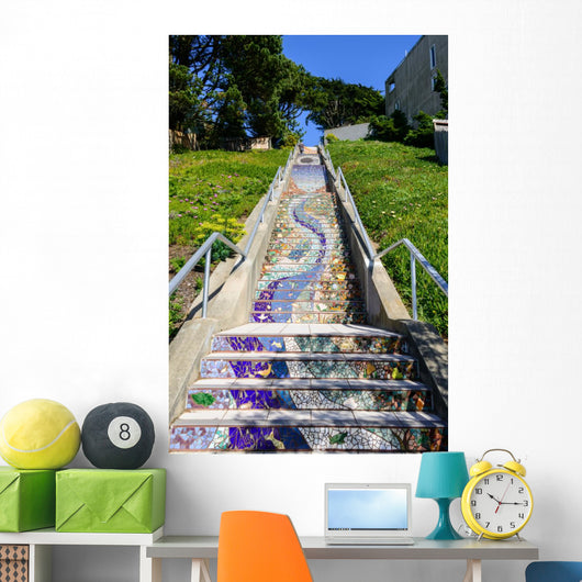 Stairways to Freedom San Wall Decal