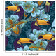 Seamless Tropical Toucan Pattern Wall Decal