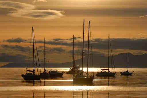 Sunrise Ushuaia Wall Decal