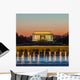 Abraham Lincoln Memorial Night Wall Decal
