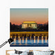 Abraham Lincoln Memorial Night Wall Decal