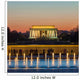 Abraham Lincoln Memorial Night Wall Decal
