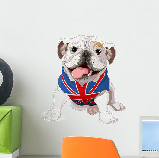 English Bulldog Wall Decal