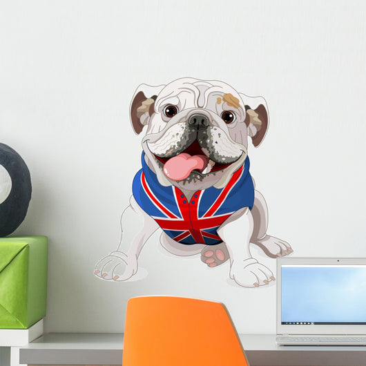 English Bulldog Wall Decal