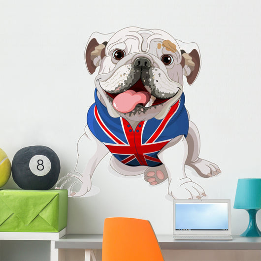 English Bulldog Wall Decal