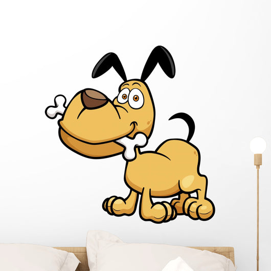 Vector illustration of Cartoon Dog Wall Decal