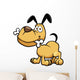 Vector illustration of Cartoon Dog Wall Decal