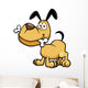 Vector illustration of Cartoon Dog Wall Decal