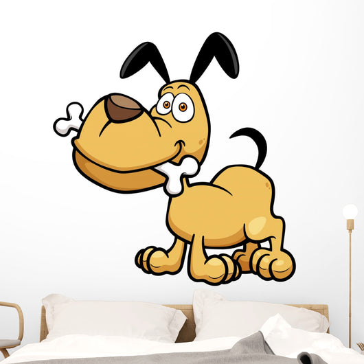 Vector illustration of Cartoon Dog Wall Decal