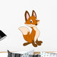 Cartoon Fox Wall Decal