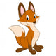 Cartoon Fox Wall Decal
