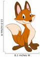 Cartoon Fox Wall Decal