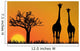giraffes in Africa Wall Mural