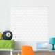 Vector Seamless White Geometric Wall Decal