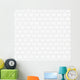Vector Seamless White Geometric Wall Decal