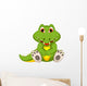 Cute Baby Crocodile Wall Decal