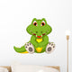 Cute Baby Crocodile Wall Decal