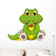 Cute Baby Crocodile Wall Decal