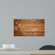 Flowers Wood Texture Wall Decal