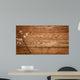 Flowers Wood Texture Wall Decal