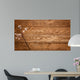 Flowers Wood Texture Wall Decal