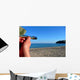 Man Looking out to Wall Decal