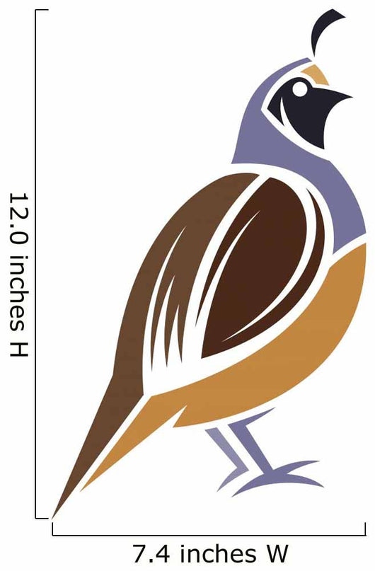 California Quail Wall Decal