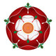 Tudor Dynasty Rose – vector shaded illustration – English Symbol Wall Decal