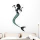 Mermaid and Fish Wall Decal