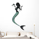 Mermaid and Fish Wall Decal