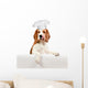 beagle on white background Wall Decal