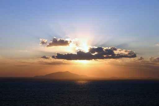Iceland Ischia Sunset Wall Decal