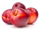 Nectarine Fruit White Cutout