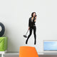 female rock singer Wall Decal