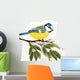 Background with vector detailed bird Wall Decal