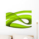 green abstract formation Wall Mural