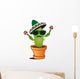 Cactus with a Sombrero and Maracas Wall Decal